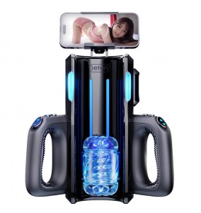 HK LETEN - CANNON KING Thrusting Pro Automatic Masturbator (Chargeable - Black)